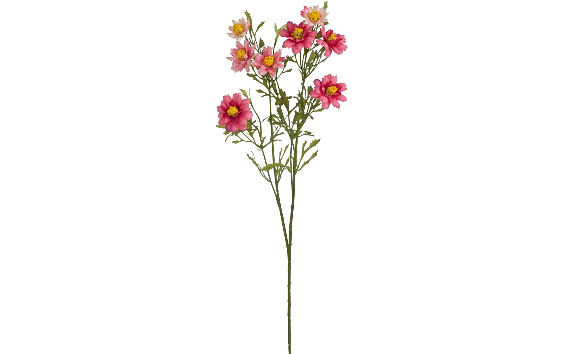 Botanic-Haus Künstlicher Blütenzweig – 68 cm – Kunststoff, Rosa – 12-teilig
