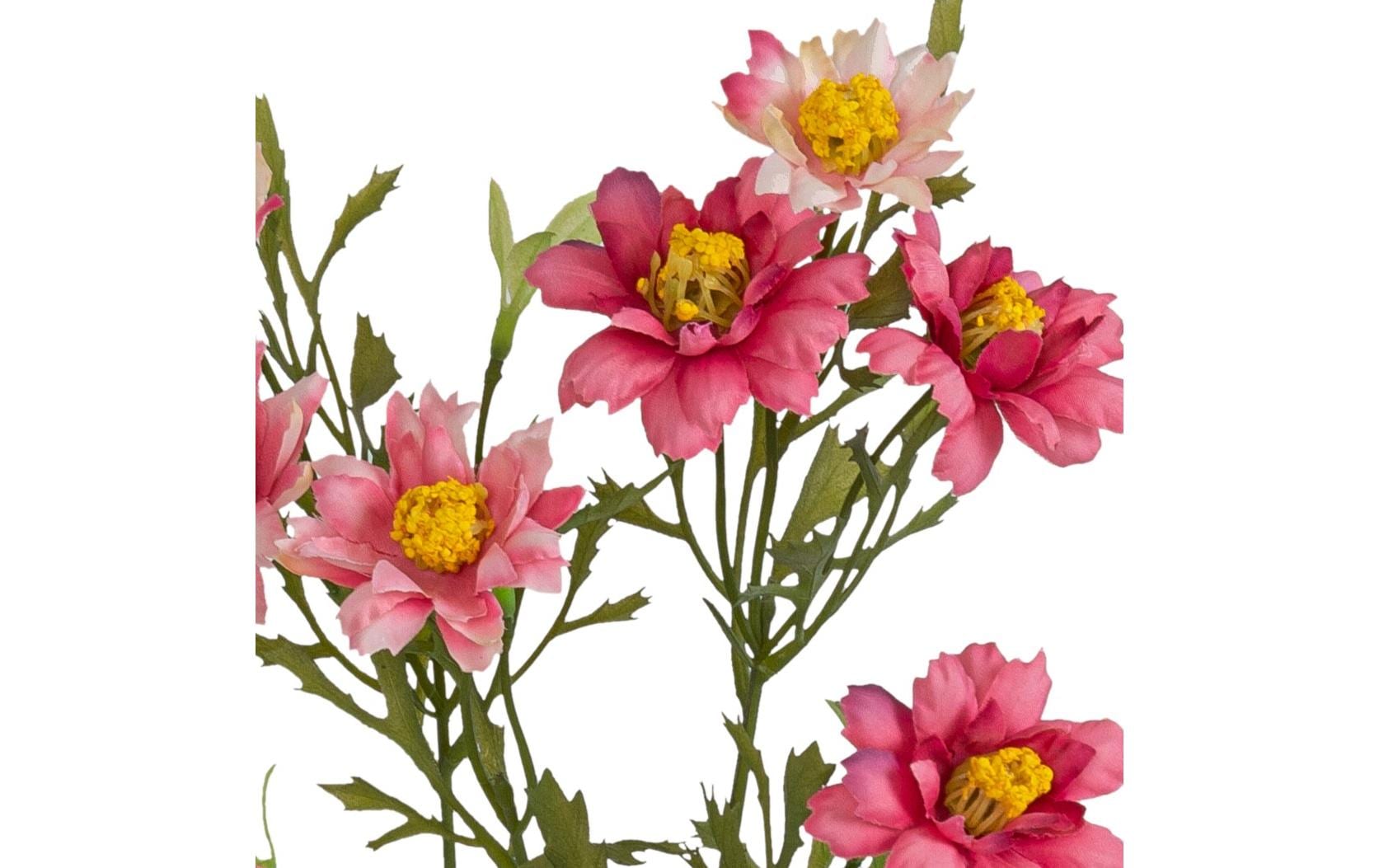 Botanic-Haus Künstlicher Blütenzweig – 68 cm – Kunststoff, Rosa – 12-teilig