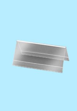 Sigel Tischaufsteller – 95 × 42 mm, transparent, 10er-Pack
