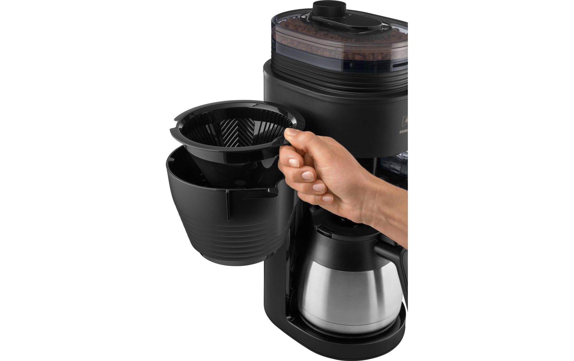 Melitta Aromafresh Therm Pro X Filterkaffeemaschine – 8 Tassen, Schwarz