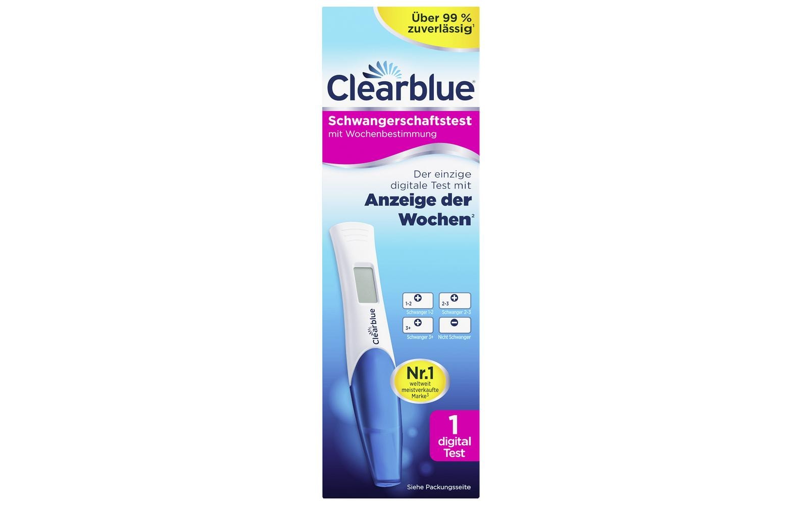 Clearblue Schwangerschaftstest – Digital – 1 Stk