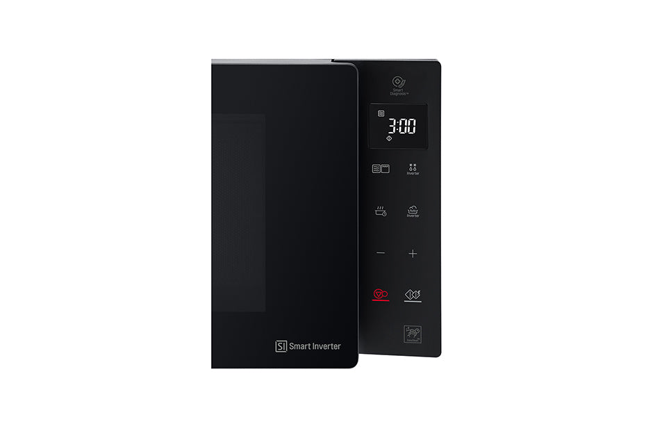LG Kombi-Mikrowelle MH6535GIS – 25 l, Inverter & Grill, 1000 W – Schwarz