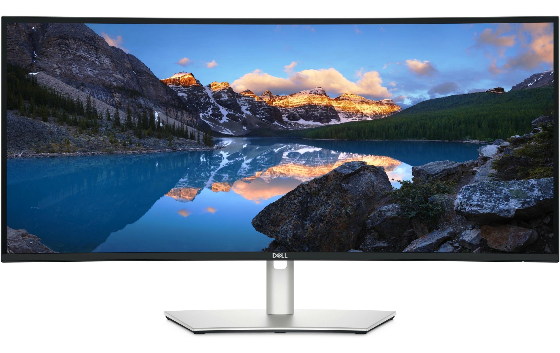 Dell UltraSharp U3425WE – Monitor, 34,1", IPS, 120 Hz, 300 cd/m², Gebogen, USB-C, KVM, VESA 100 × 100, Schwarz