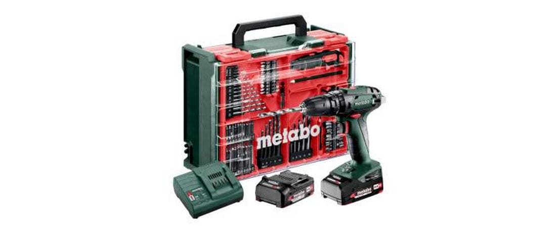 Metabo Schlagbohrschrauber SB 18 Mobile Werkstatt – 18 V (CAS) – 24 Nm – 2×2,0 Ah & Ladegerät
