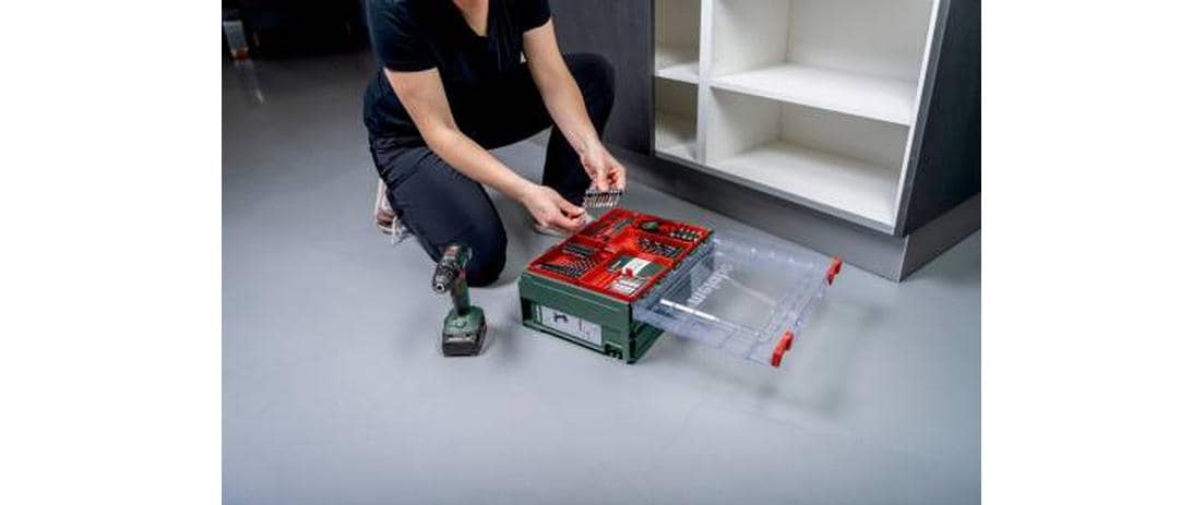 Metabo Bohrschrauber BS 18 – 18 V (CAS) – Schnellspannbohrfutter – 2×2,0 Ah & Ladegerät
