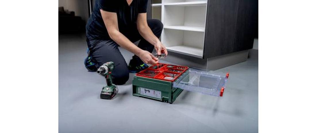 Metabo Schlagbohrschrauber SB 18 Mobile Werkstatt – 18 V (CAS) – 24 Nm – 2×2,0 Ah & Ladegerät