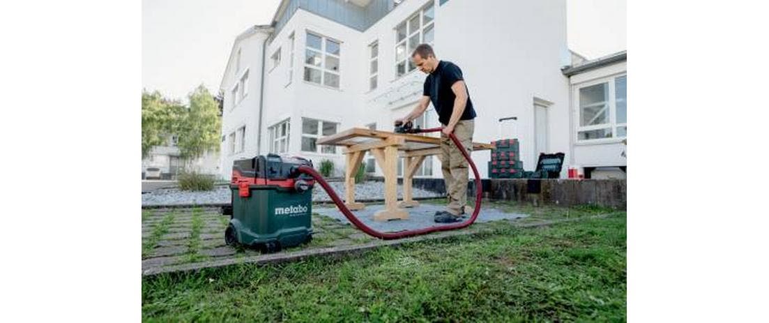 Metabo Nass-/Trockensauger AS 36-18 M 30 PC-CC – 2-in-1, 2000 mAh, 30 l, Akkubetrieb