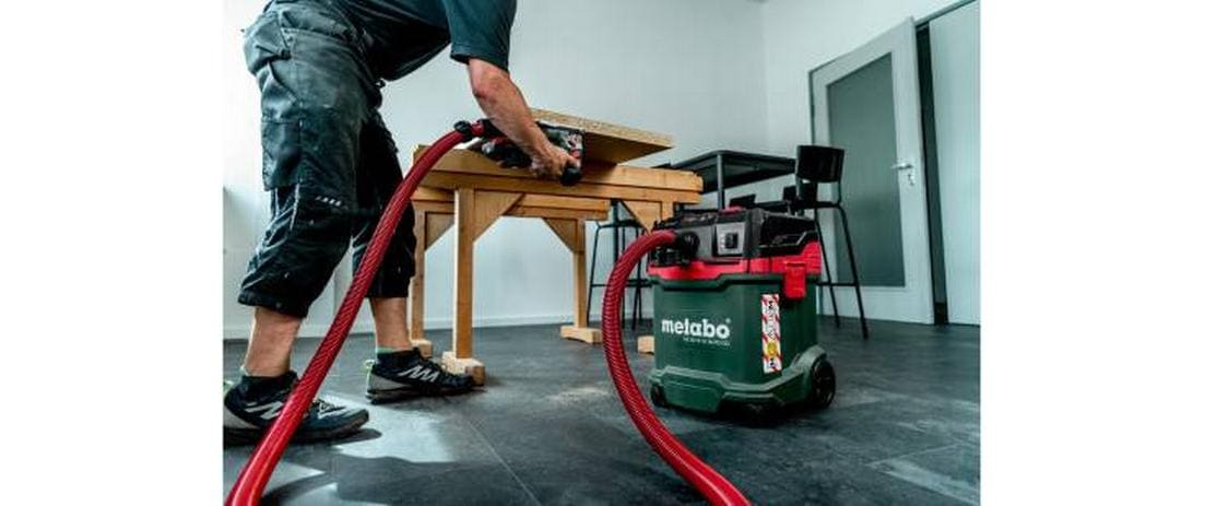 Metabo Nass-/Trockensauger AS 36-18 M 30 PC-CC – 2-in-1, 2000 mAh, 30 l, Akkubetrieb