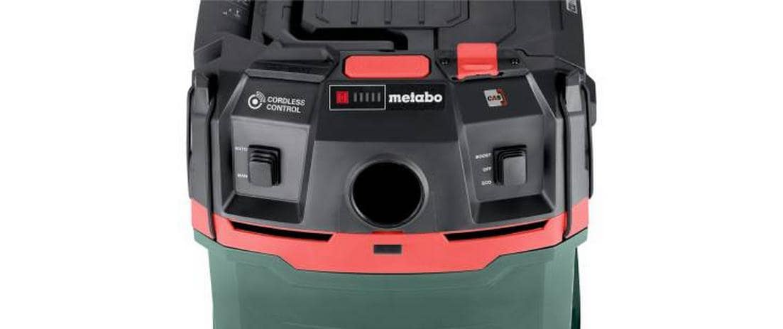 Metabo Absauganlage AS 36-18 L 30 PC CC – 2-in-1, 2000 mAh, 30 l, Akkubetrieb