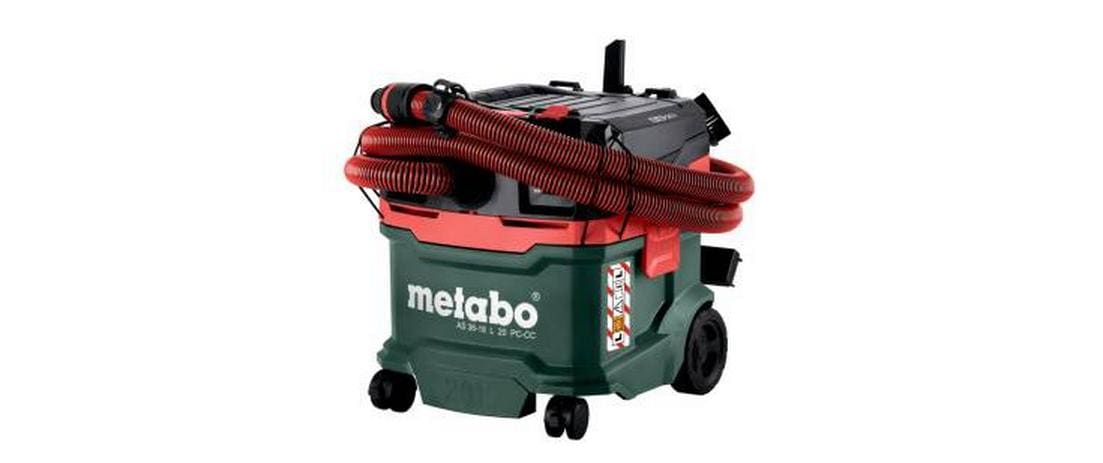 Metabo Absauganlage AS 36-18 L 20 PC CC – 2-in-1, 2000 mAh, 20 l, Akkubetrieb