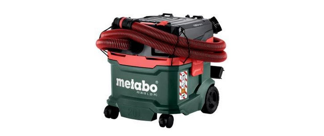 Metabo Luftstaubbläser – 2-in-1, 20 l, Akkubetrieb, Schlauch 3,2 m