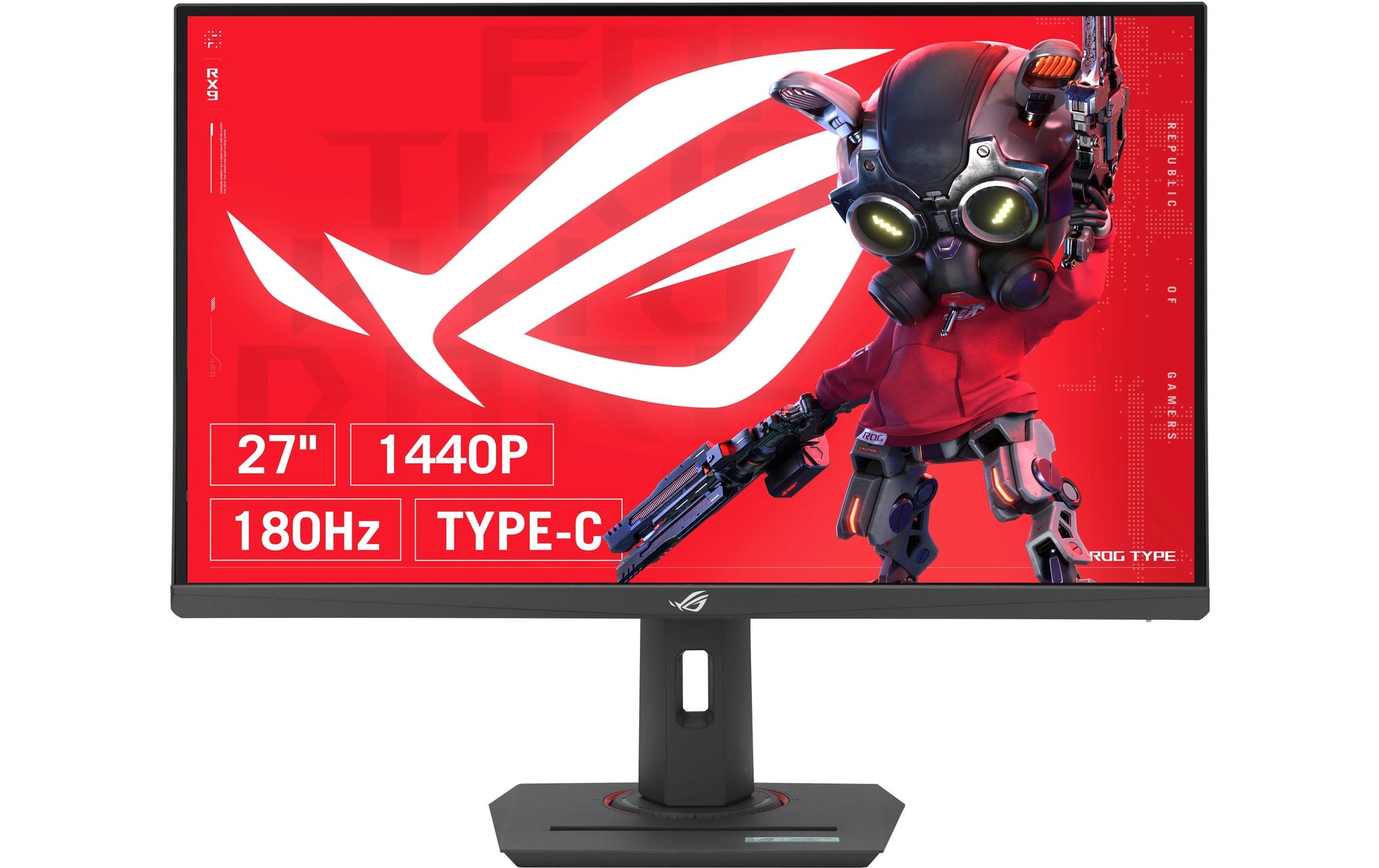 ASUS ROG Strix XG27UCS – Monitor, 27", Fast IPS, 160 Hz, 400 cd/m², USB-C, VESA 100 × 100, Schwarz