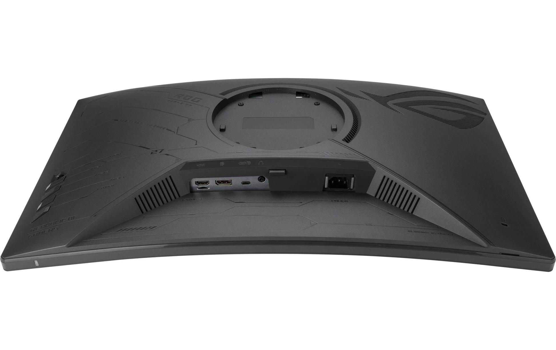 ASUS XG27WCS – Monitor, 27", VA, 180 Hz, 400 cd/m², Gebogen, USB-C, VESA 100 × 100, Schwarz