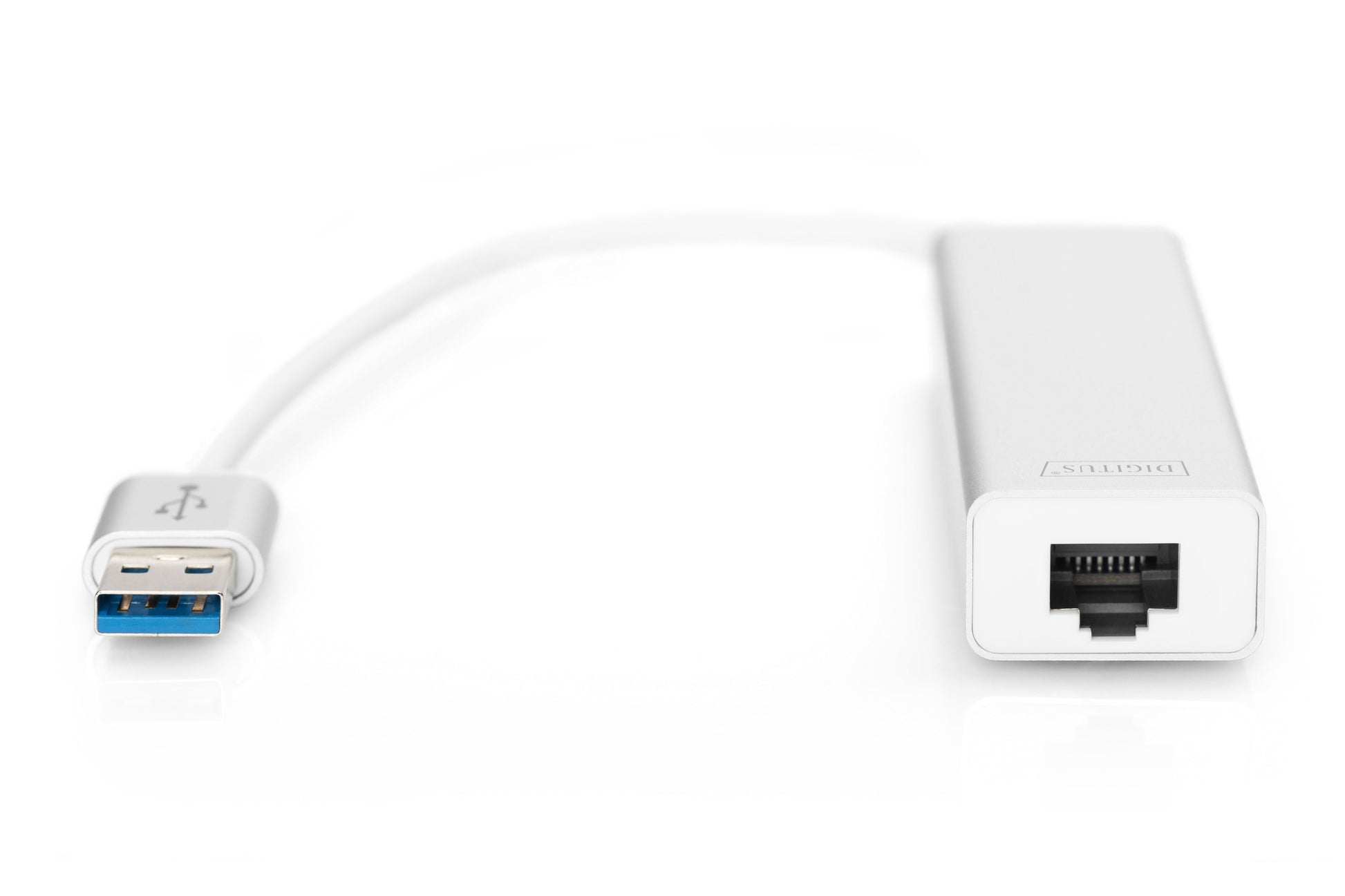 Digitus USB-Hub – 3× USB-A, GbE, für Windows/Mac/Linux