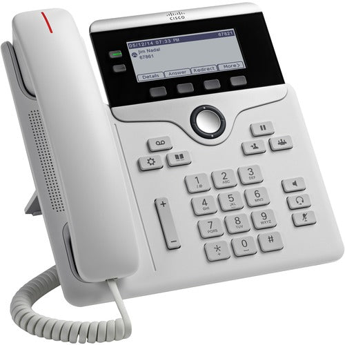 Cisco 7821 – IP-Telefon, 2 SIP-Konten, 3,5", Fast Ethernet, PoE, Freisprechen, Weiss