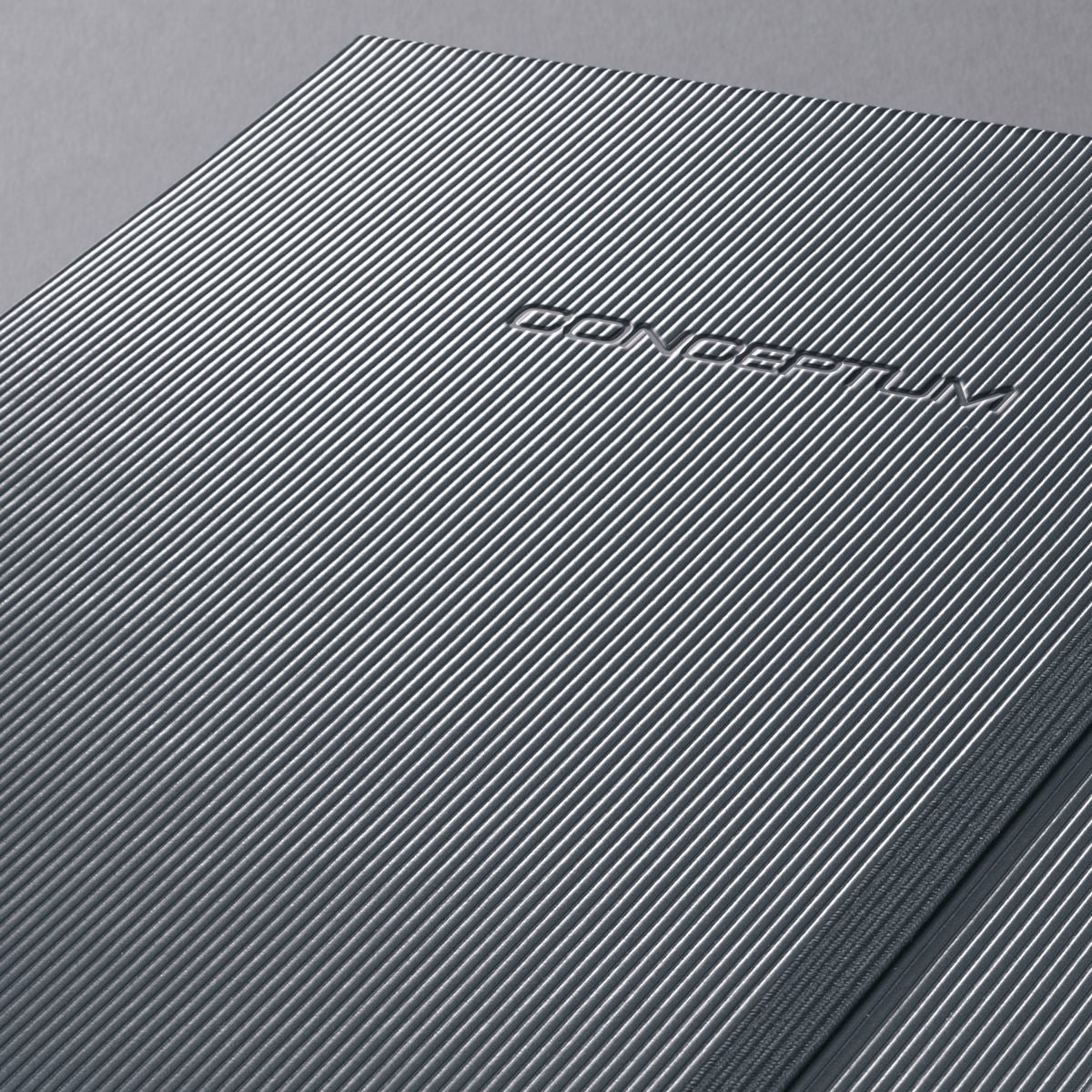Sigel Notizbuch Conceptum, Fadenheftung, Hardcover, 194 Seiten, 20 Seiten perforiert, 80 g/m² – Dunkelgrau