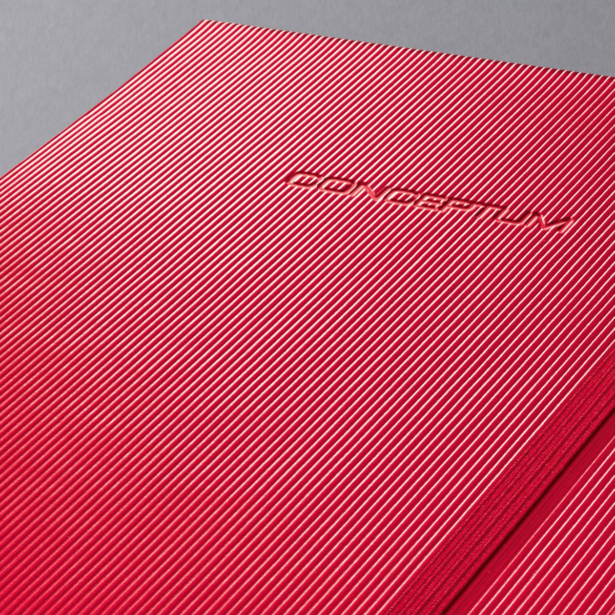 Sigel Notizbuch A4, liniert, Fadenheftung, 194 Seiten, 80 g/m² – rot
