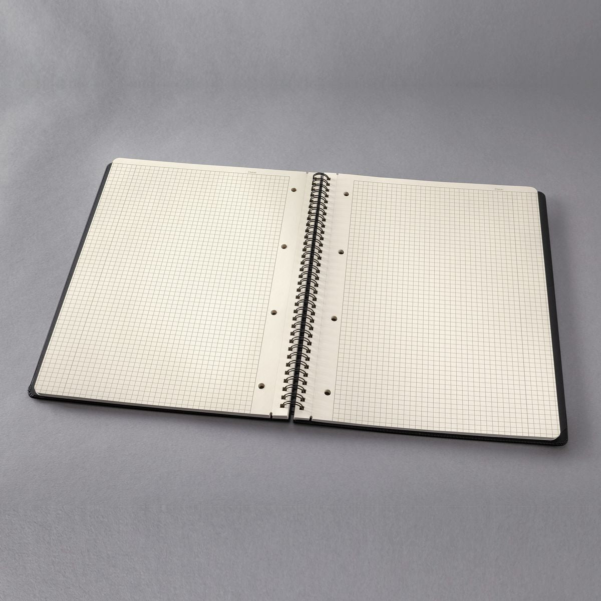 Sigel Conceptum Spiralblock, 236 × 301 mm, kariert, Spiralbindung, Hardcover, 80 Blatt – schwarz