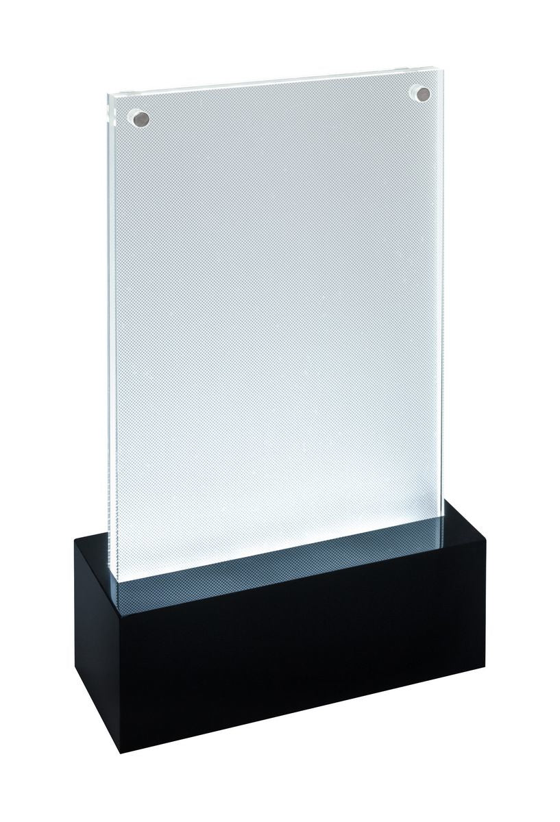 Sigel Tischaufsteller – 116 × 192 mm, transparent, wiederverwendbar, für A6