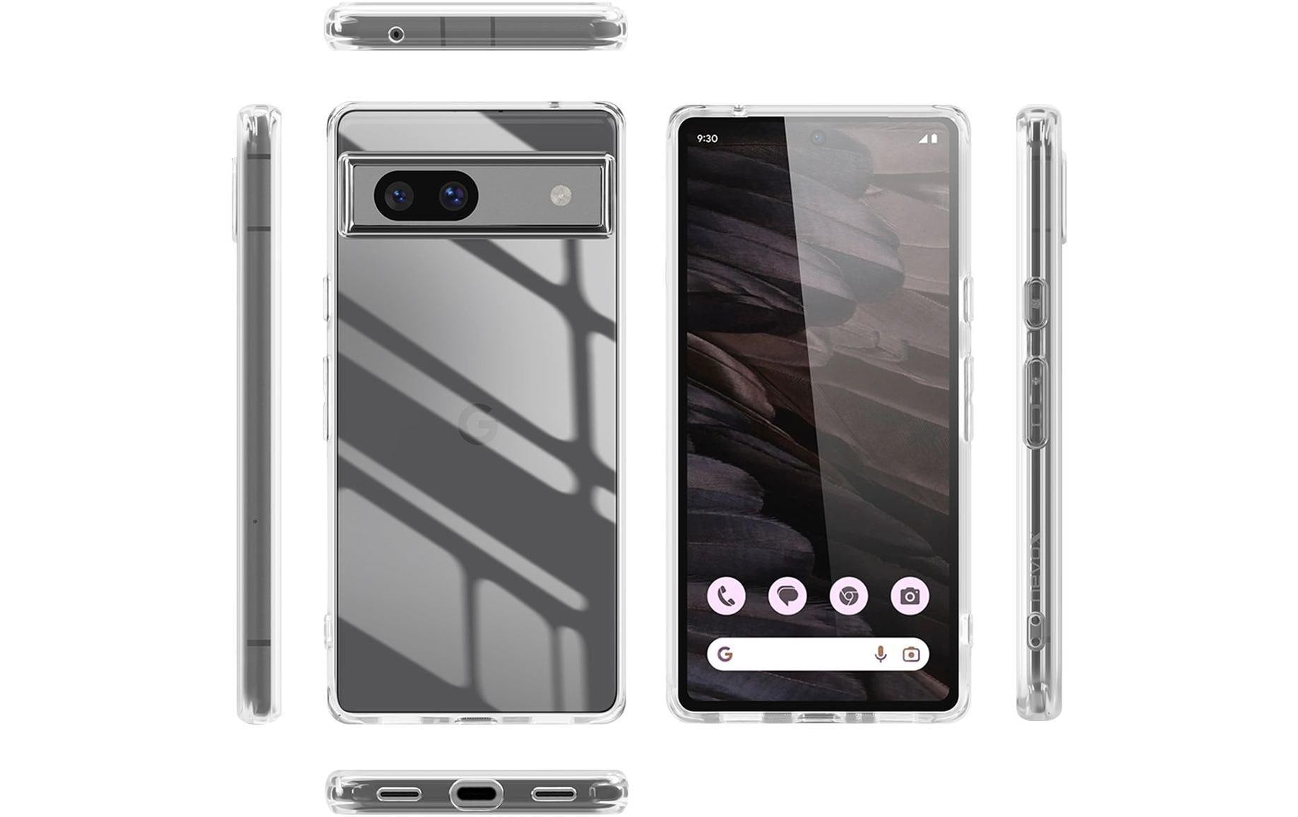 Nevox – Backcover – für Google Pixel 8A – Transparent – TPU/PC, stossgeschützt