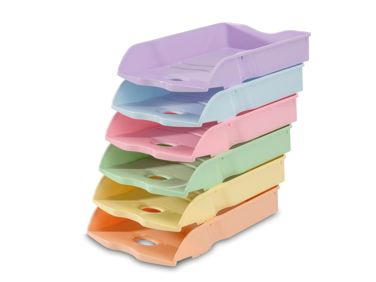 HAN Re-LOOP – Briefkorb für A4/C4, Kunststoff (recycelt), Orange, 259 × 63 × 351 mm