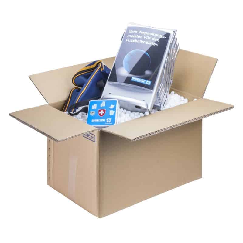 Brieger Versandkarton – 570 × 370 × 450 mm, 3-wellig (12 mm), braun