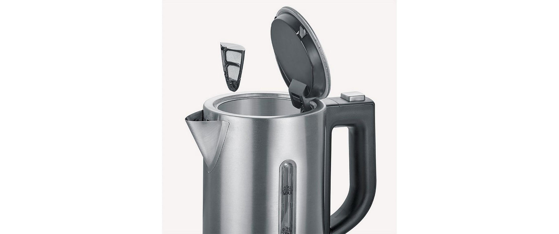 Severin Wasserkocher – 0,5 l, Edelstahl, WK3647