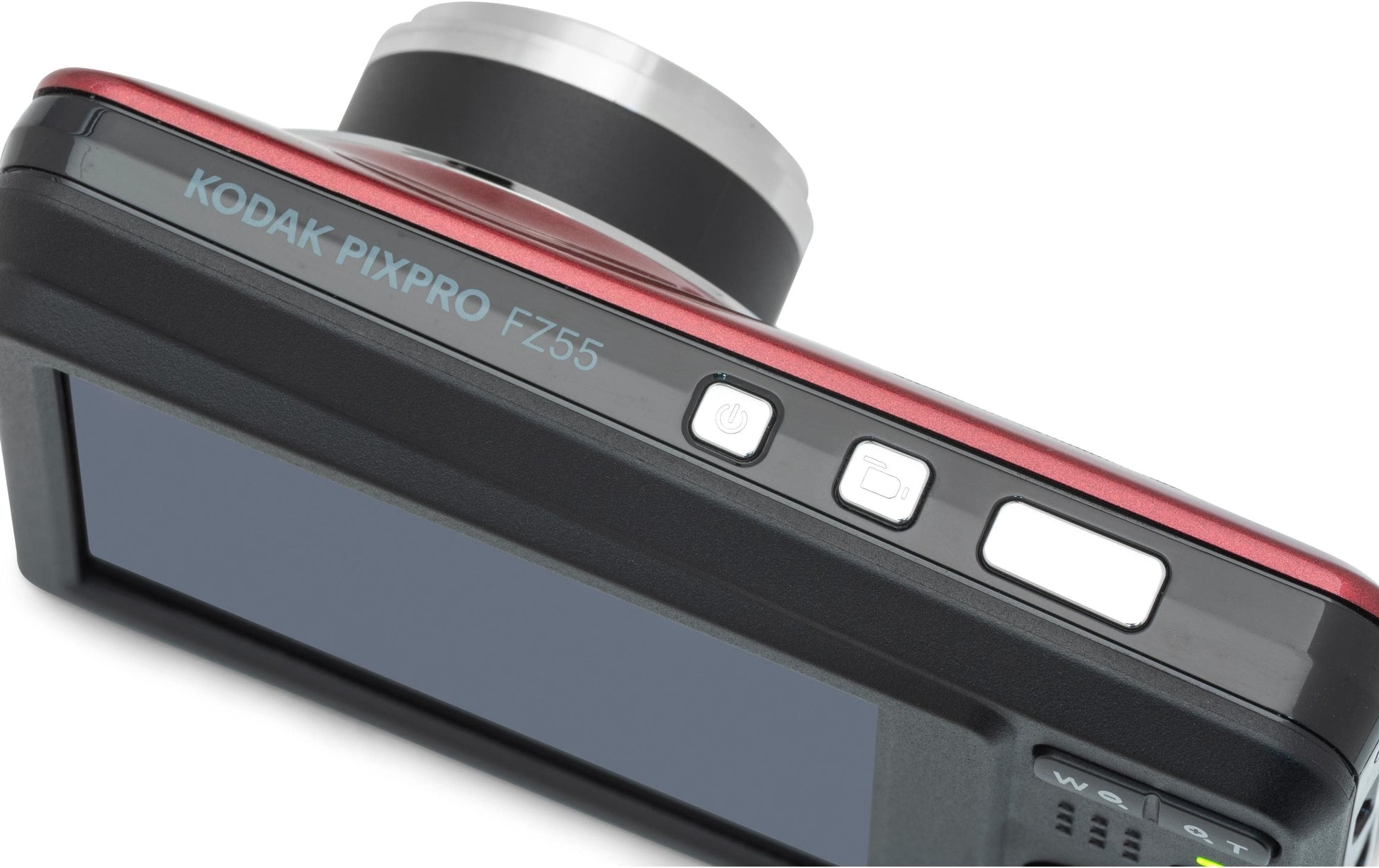 Kodak Pixpro FZ55RD – Kompaktkamera, 16 MP 1/2,3", 1080p, 5× optischer Zoom, Rot