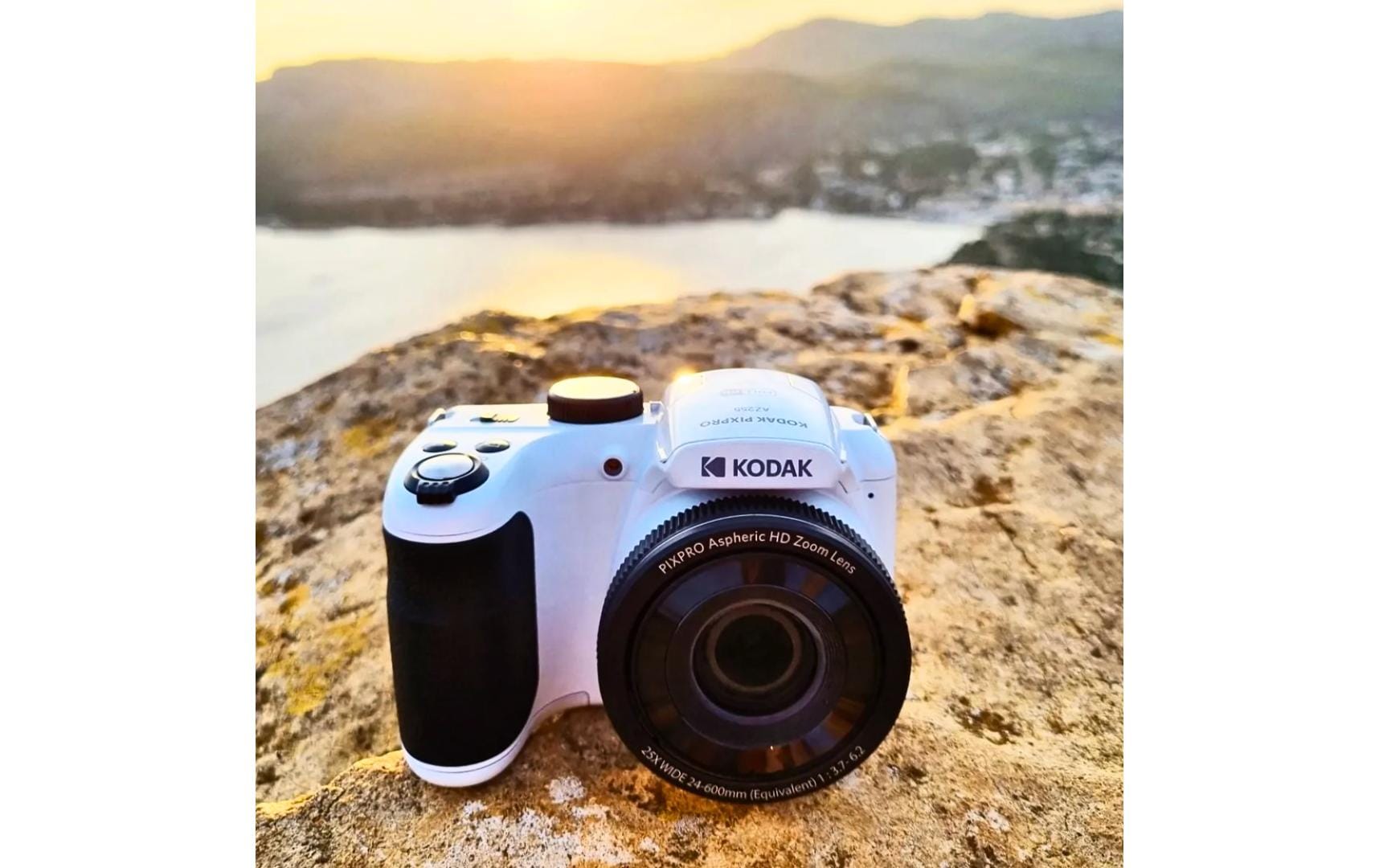 Kodak Pixpro Astra Zoom AZ255 – Kompaktkamera, 16,4 MP 1/2,3", 1080p, 25× optischer Zoom, Weiss