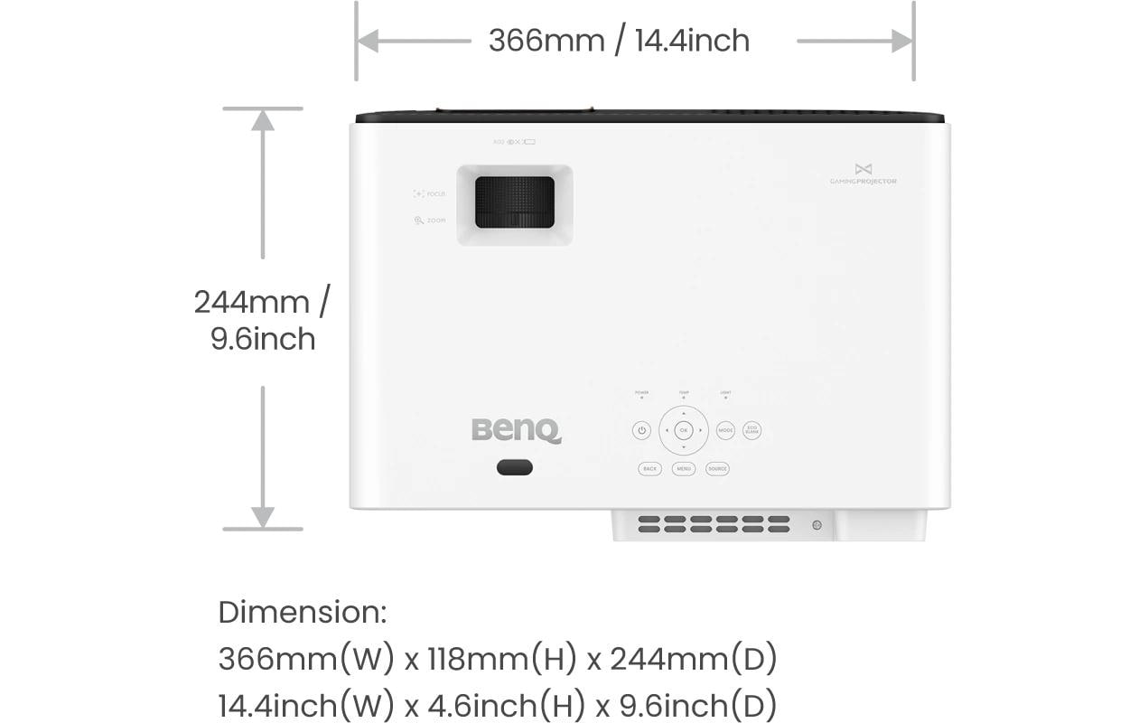 BenQ X500i, LED-DLP-Projektor – Ultra HD 4K, 2200 ANSI-Lumen, Kurzdistanz, Android TV, 16:9
