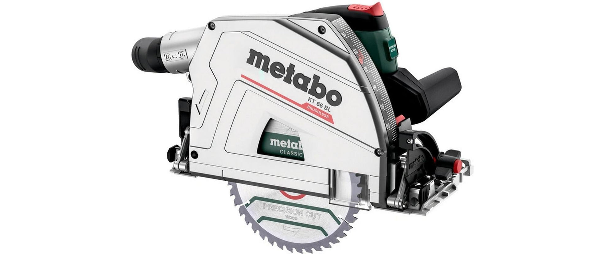 Metabo Tauchkreissäge KT 66 BL – 1 200 W – Spindelhals, Schnitttiefe 66 mm
