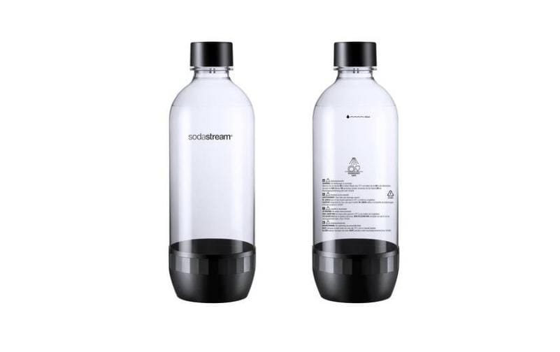 SodaStream Karbonisiererflasche, 2er-Set, 1 L, Kunststoff (BPA-frei), 1042223410
