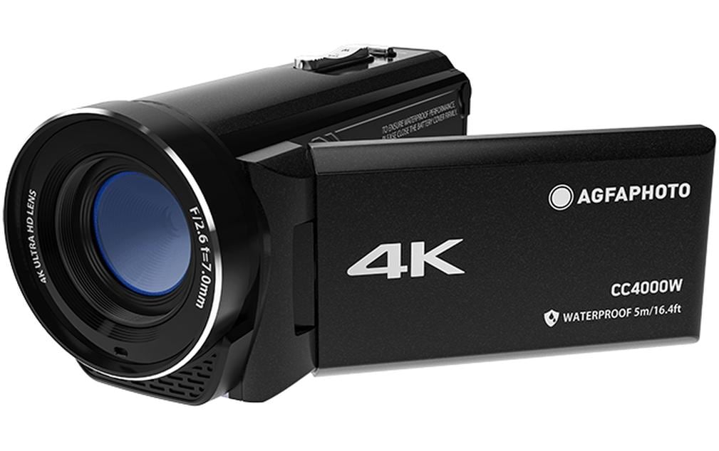 AgfaPhoto CC4000W – Camcorder, 4K, schwarz