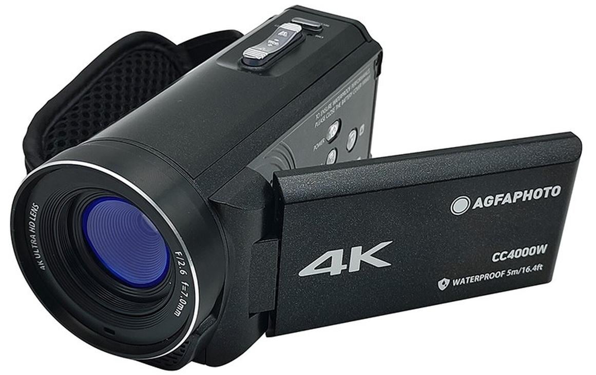 AgfaPhoto CC4000W – Camcorder, 4K, schwarz