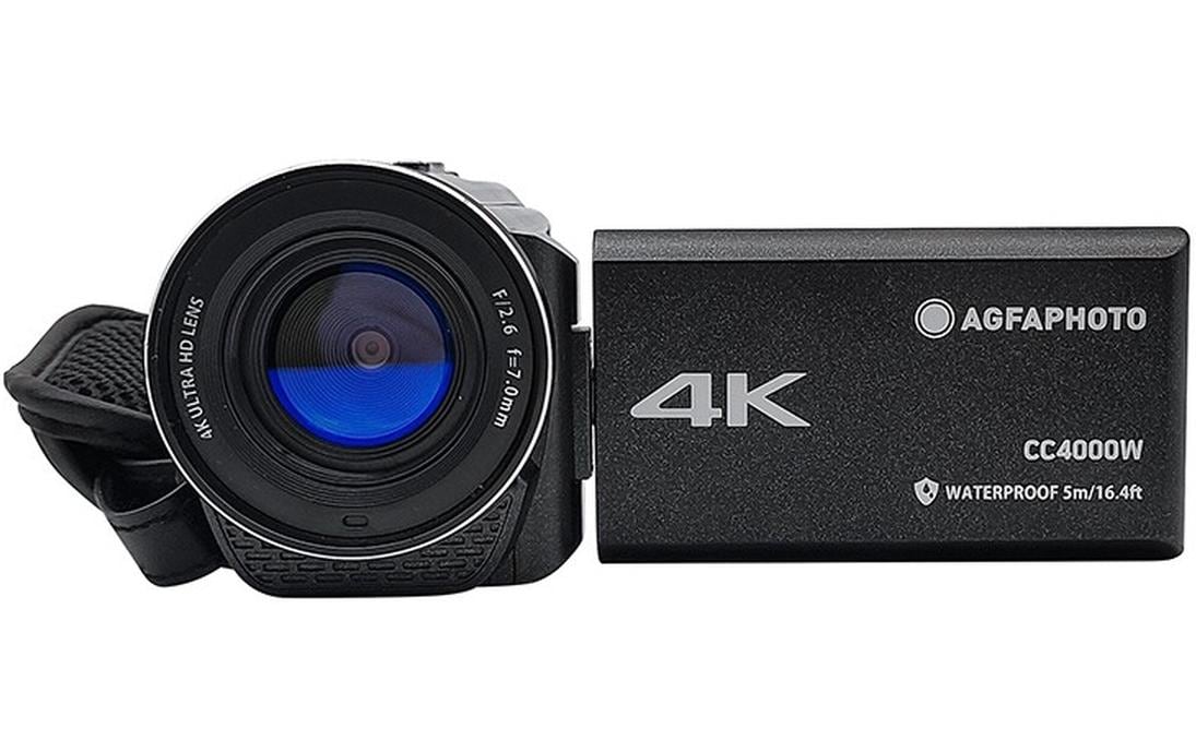 AgfaPhoto CC4000W – Camcorder, 4K, schwarz