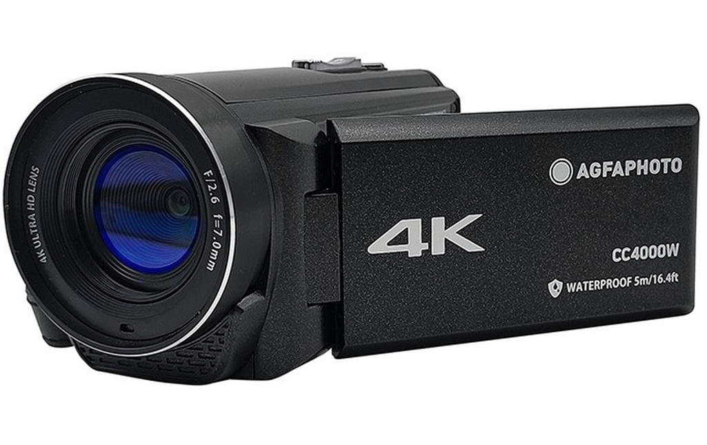 AgfaPhoto CC4000W – Camcorder, 4K, schwarz