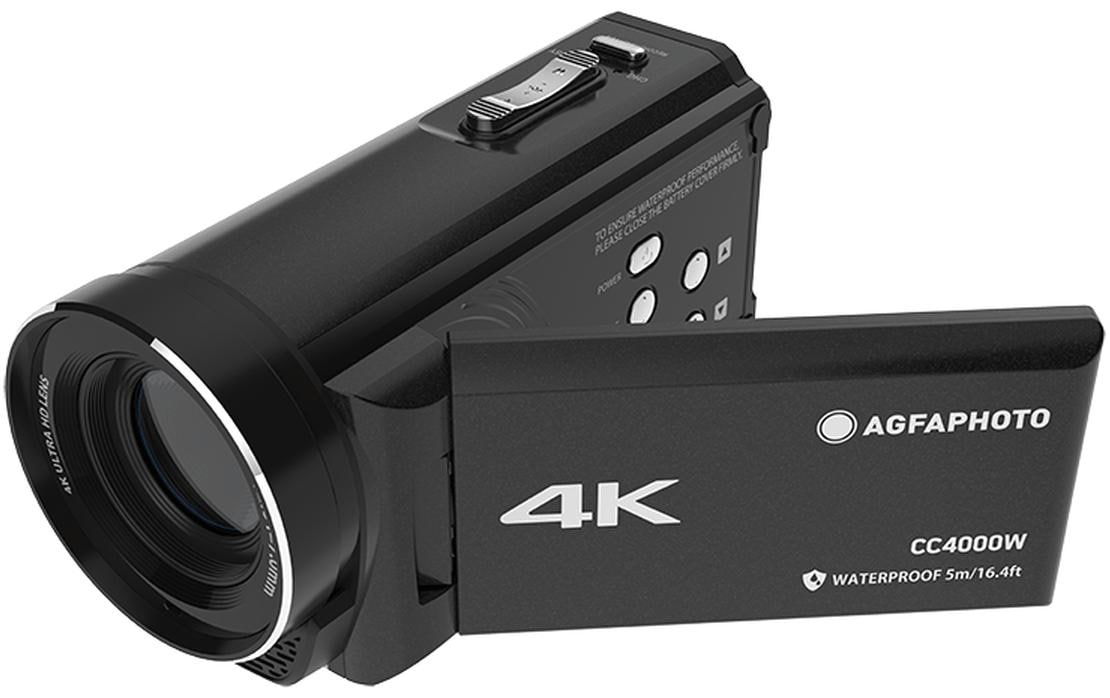AgfaPhoto CC4000W – Camcorder, 4K, schwarz