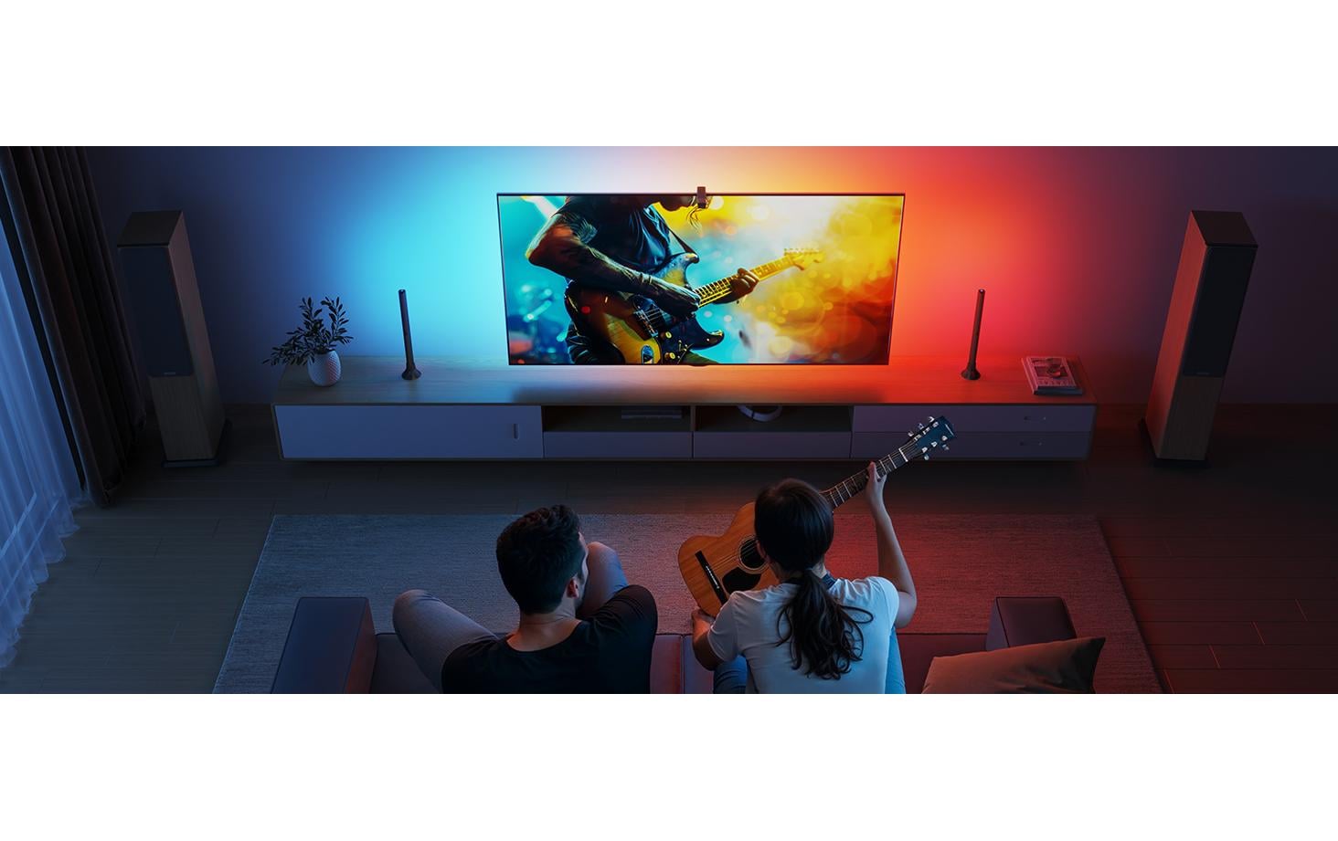 Govee Backlight Kit 2 – LED-Wandrahmen, RGBIC, Bluetooth, für Displays 55–65"
