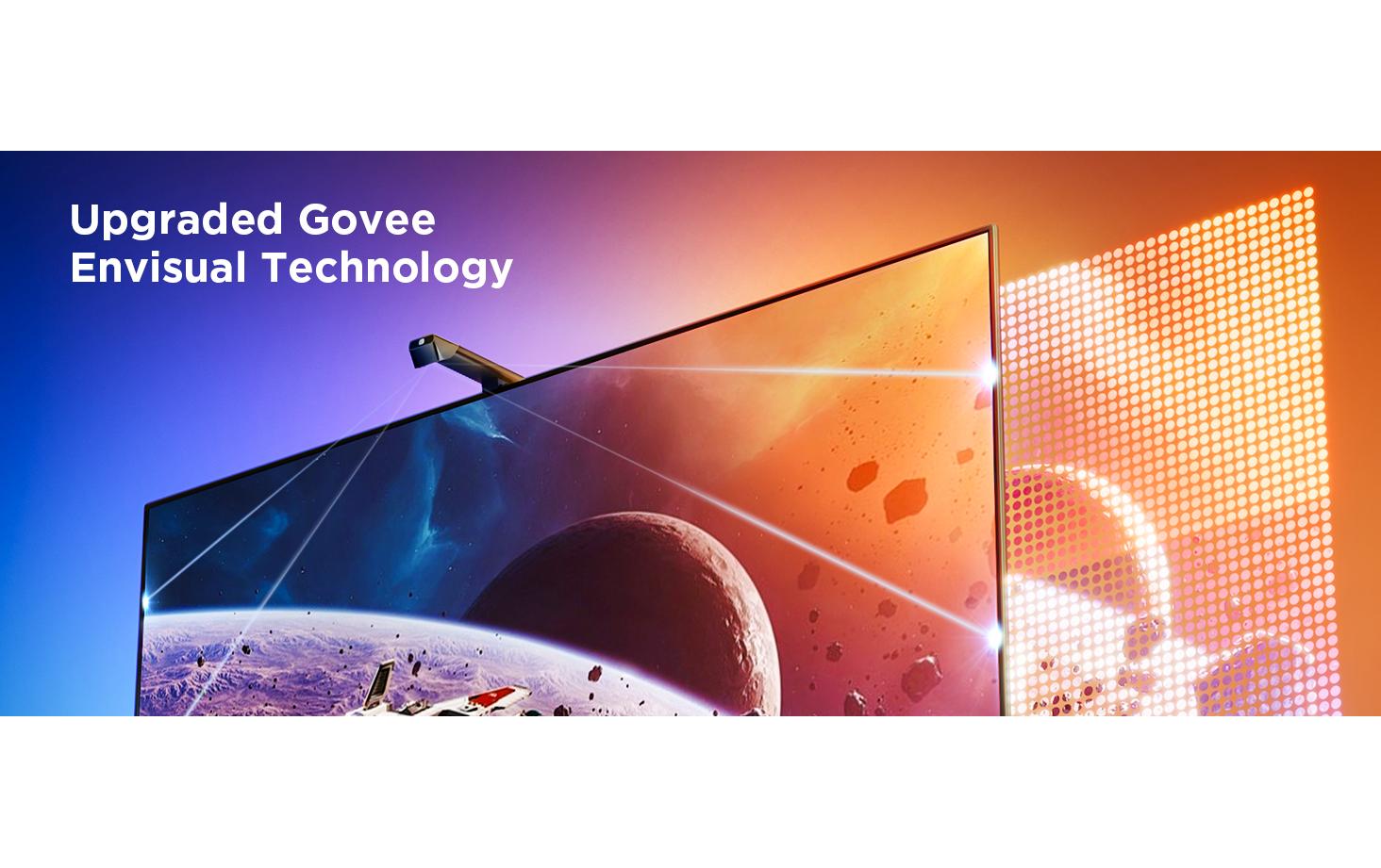 Govee Backlight Kit 2 – LED-Wandrahmen, RGBIC, Bluetooth, für Displays 55–65"