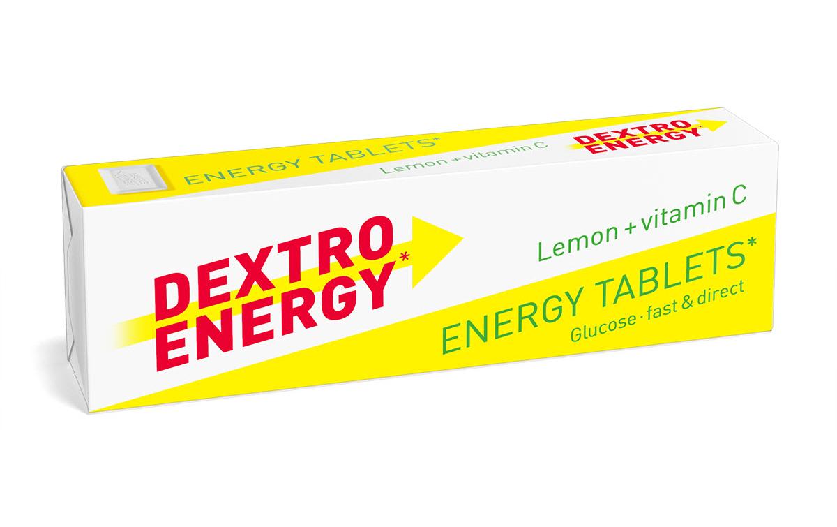 Dextro Energy Lemon Stick Lutschbonbons – Zitrone – 14 Stück, 47 g