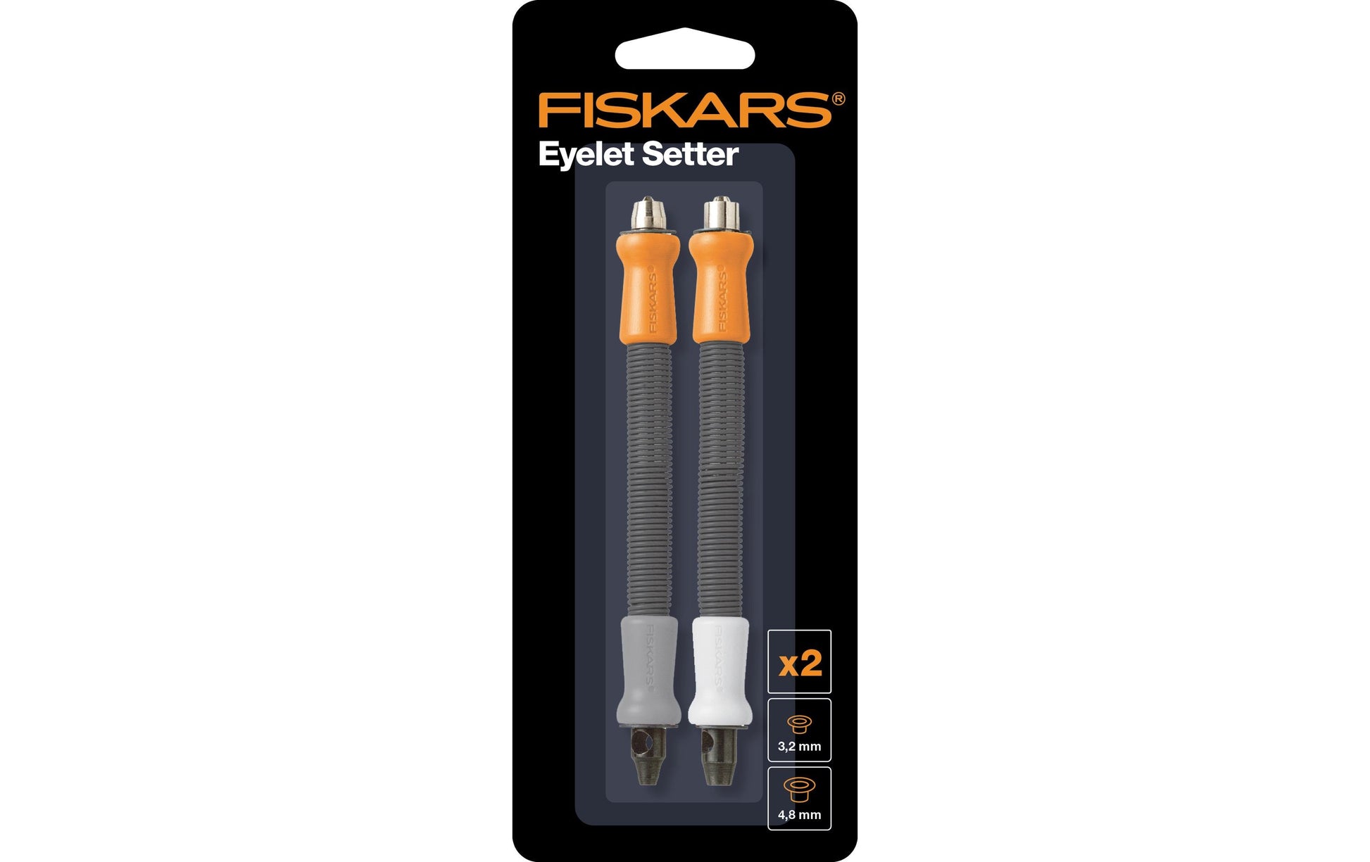 Fiskars Motivstanzer – Ø 1,5 mm / 3,2 mm, 2 Stück