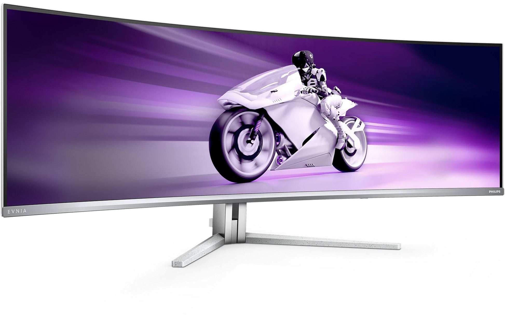 Philips Evnia 8000 49M2C8900L/00 – Monitor, 48,9", 250 cd/m², USB-C, KVM, Lautsprecher, VESA 100 × 100, Weiss