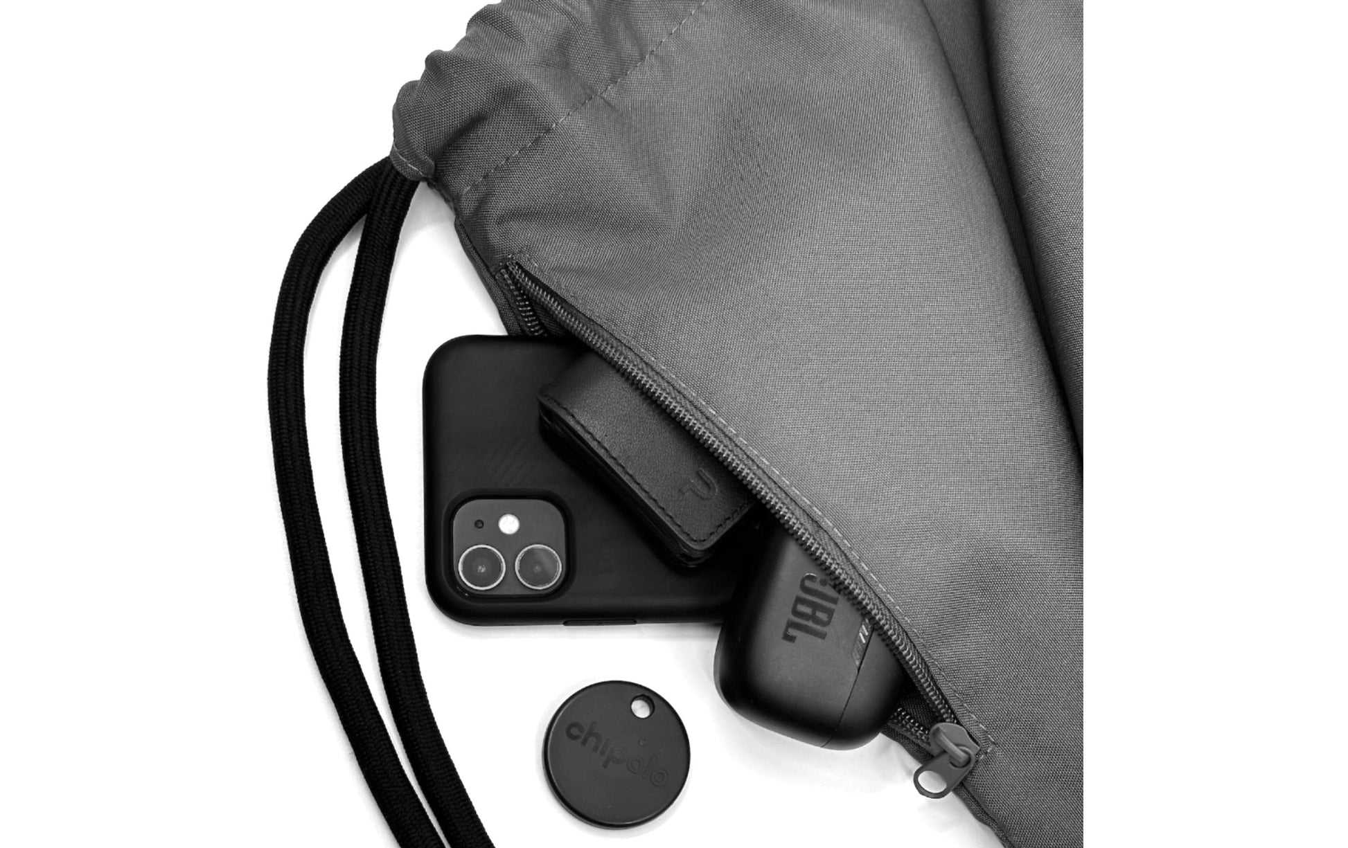 Racoon Sportbeutel – 15 l, Polyethylen, schwarz