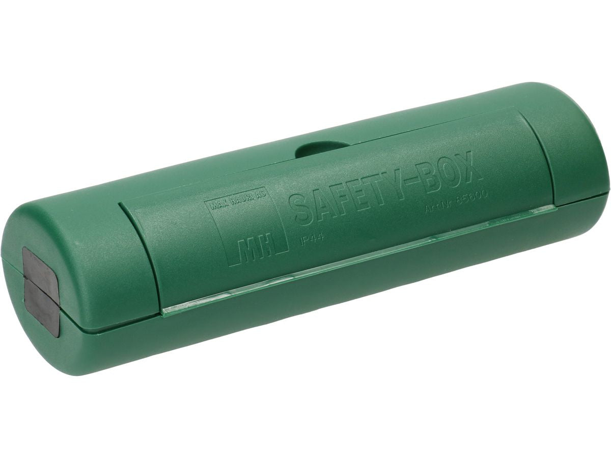 Max Hauri AG Max Hauri Safety Box S Aussen-Kabelbox, 200×64×52 mm, IP44, Aussenbereich – Grün