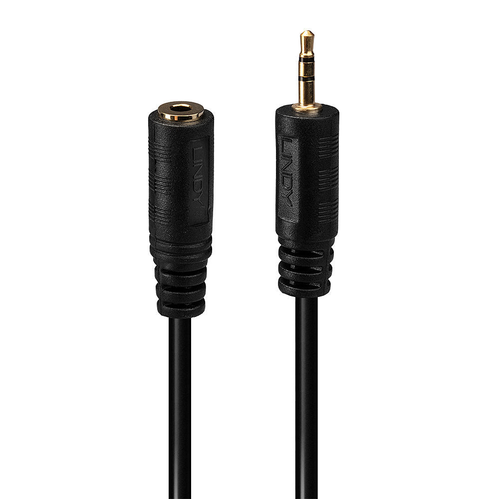 Lindy 3,5 mm (Buchse) auf 2,5 mm (Stecker) Adapter – 20 cm