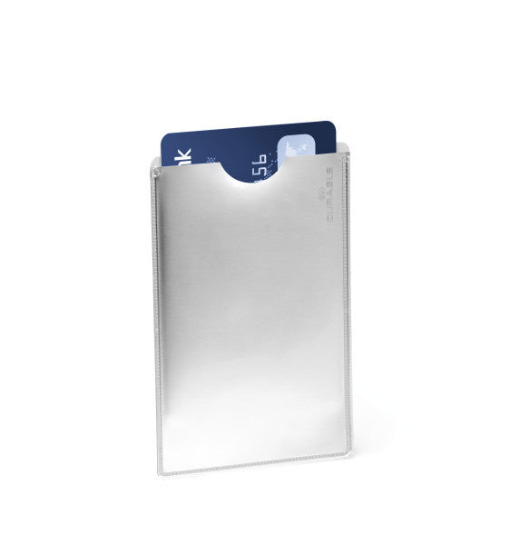 Durable Kartenhülle – Silber – 10 Stück