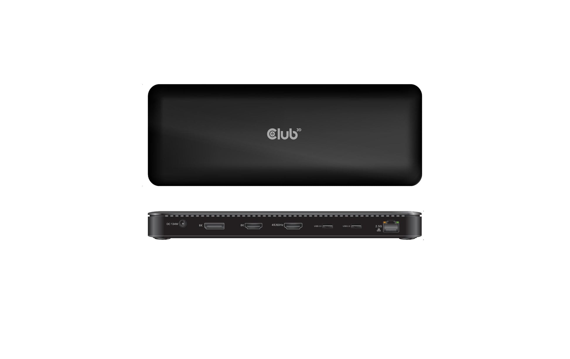 CLUB3D Club 3D USB-C Dockingstation, 2× HDMI, DP, LAN, 5× USB-A, 2× Thunderbolt 4, 3,5 mm – für USB-C Geräte