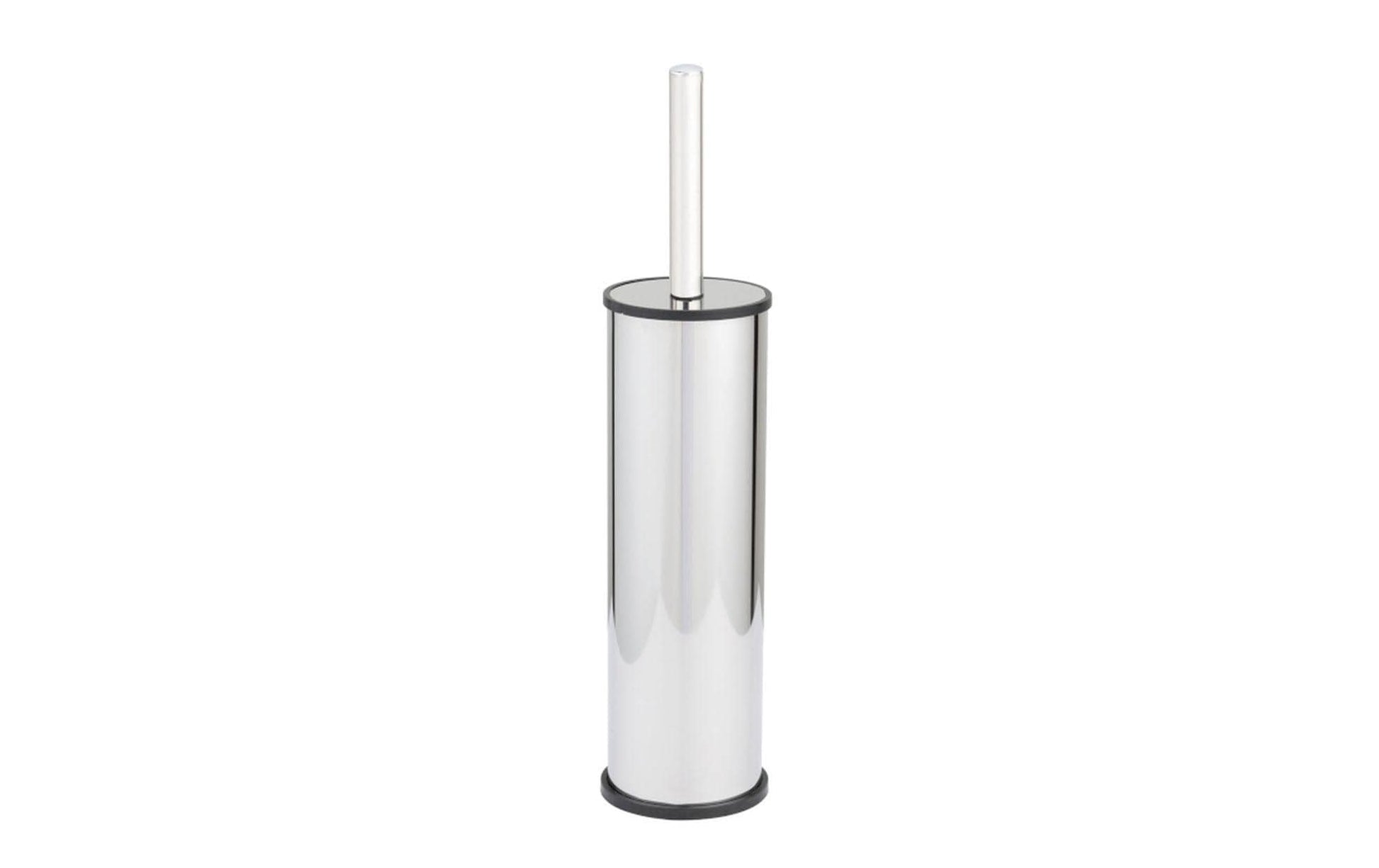 Wenko – WC-Bürstenset – Edelstahl glänzend, H 37 cm, Ø 8,5 cm