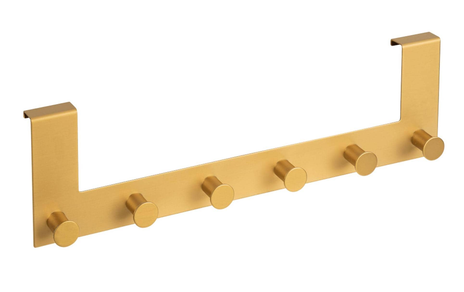 Wenko Celano Wandgarderobe – Edelstahl – Gold – 390 × 110 × 55 mm