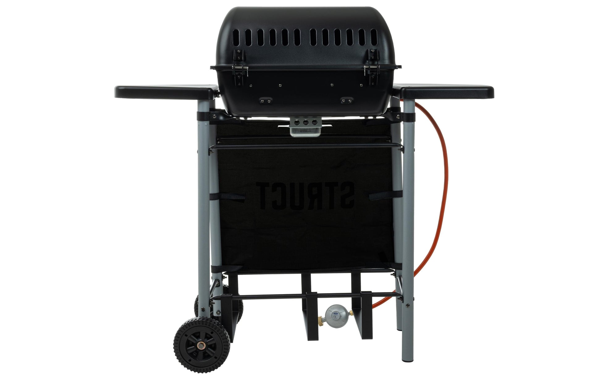Struct Gasgrill Wrangler – 1'800 cm², 2× Brenner, 5,6 kW, Fahr-Rollen – schwarz